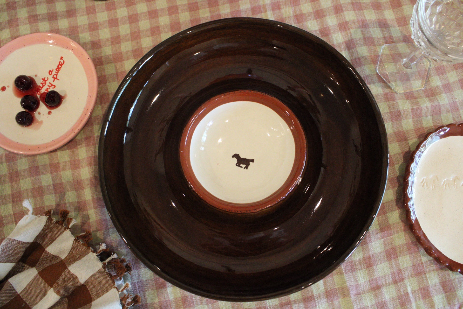 Horse-girl Chip and Dip Platter