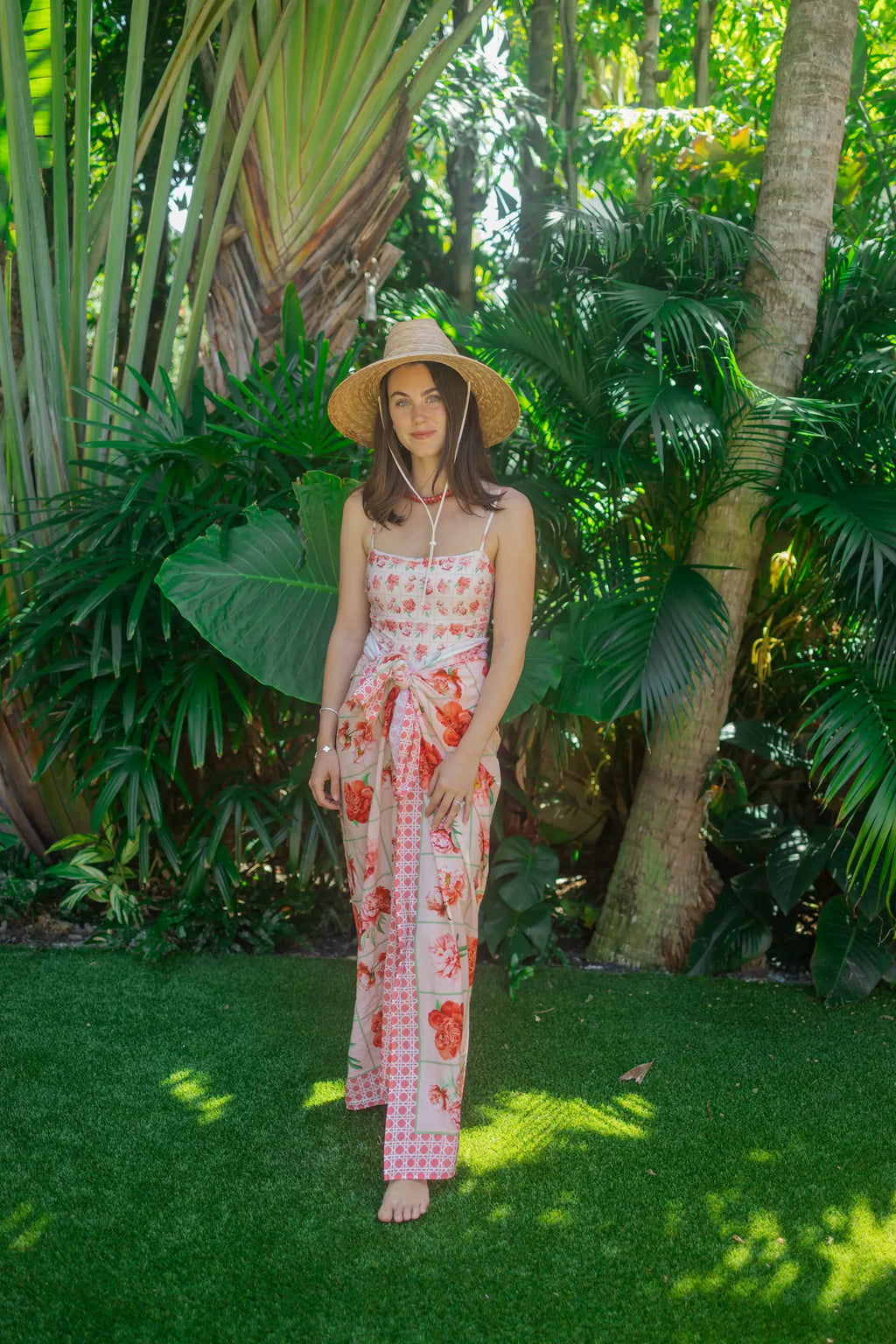 The Bay One-Piece - Pink Peony