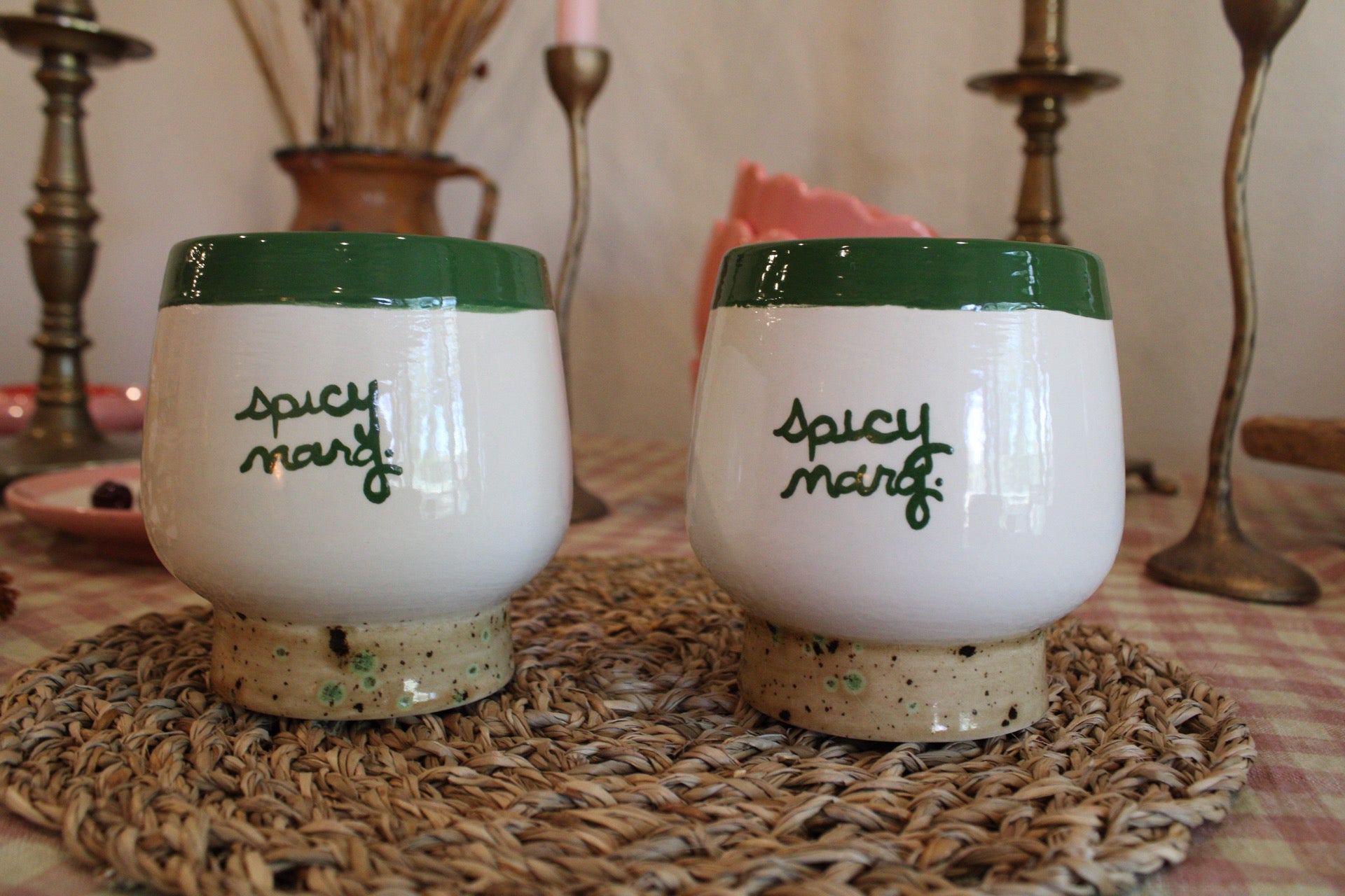 Ranch Style "spicy marg" Cups/Collection of Two