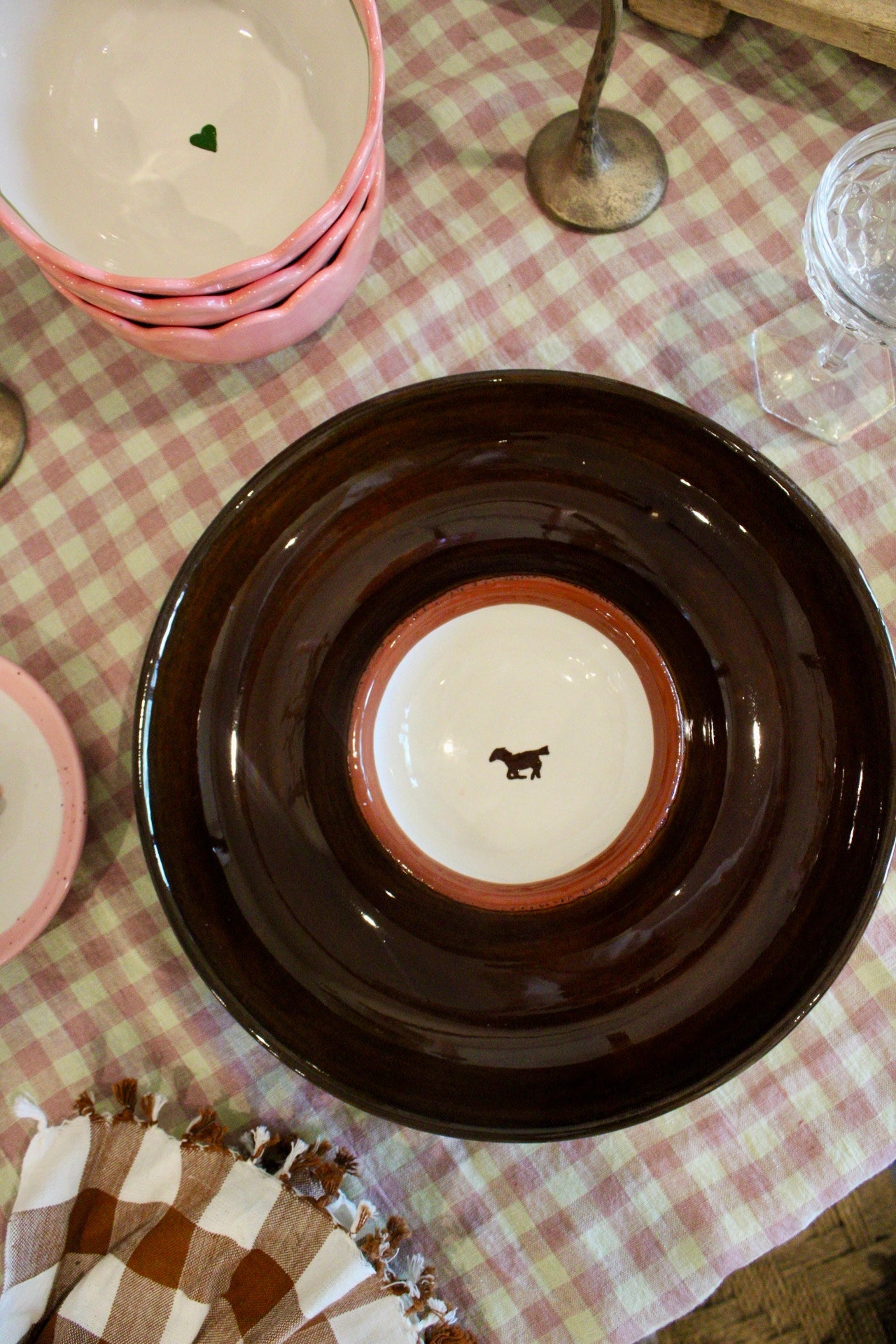 Horse-girl Chip and Dip Platter