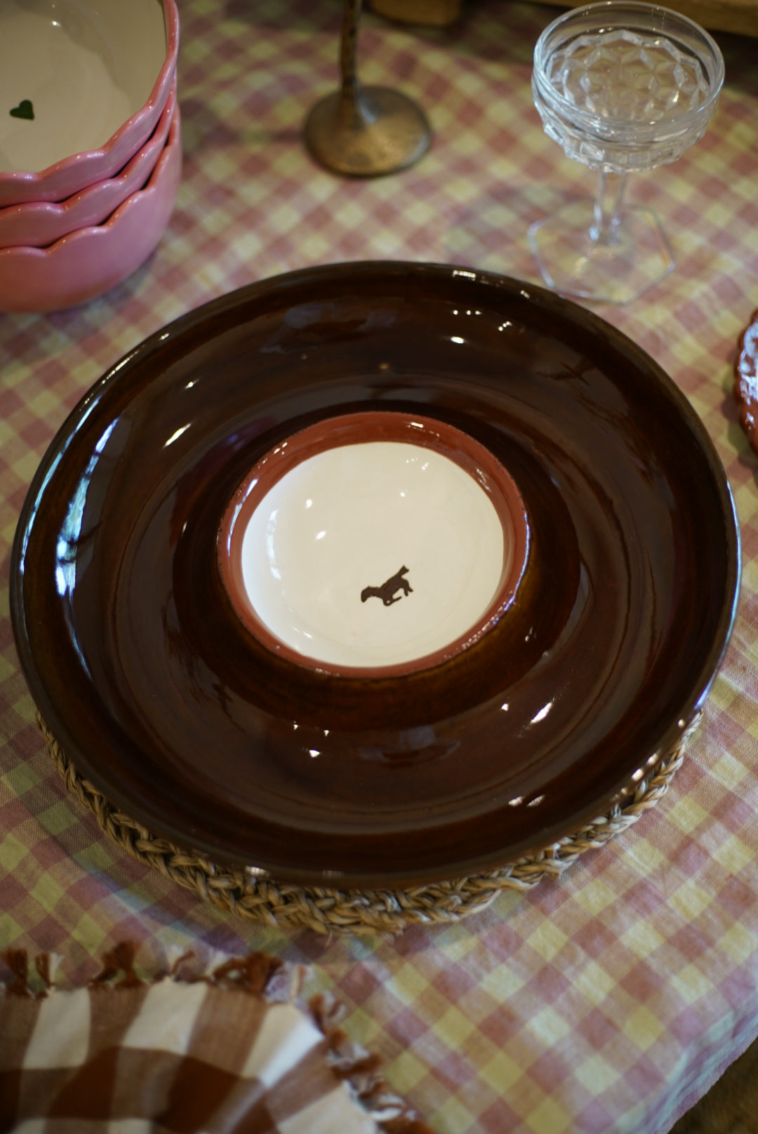 Horse-girl Chip and Dip Platter