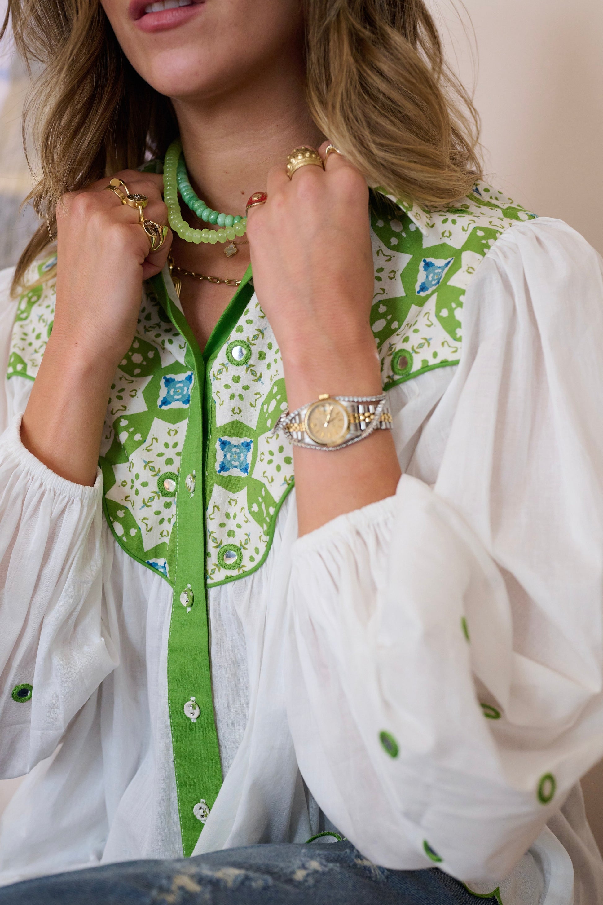 Western Blouse - Maria Green