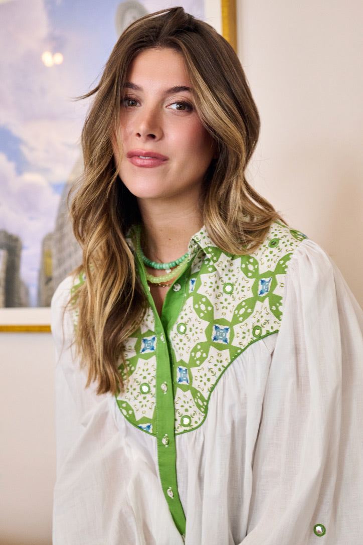 Western Blouse - Maria Green
