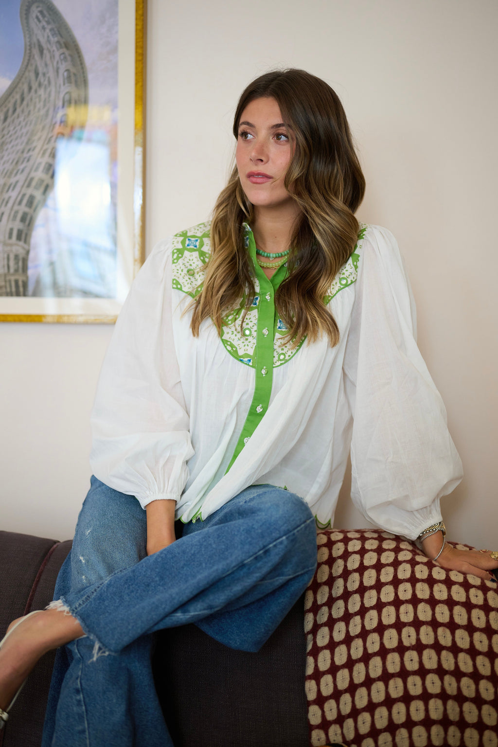 Western Blouse - Maria Green