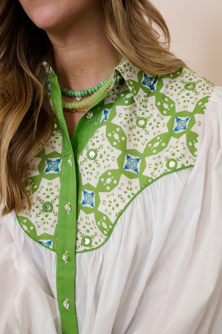 Western Blouse - Maria Green