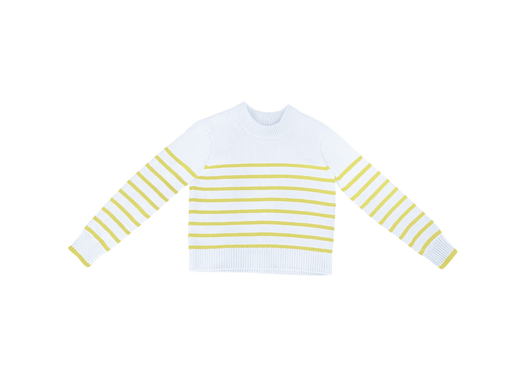 Cabana Yellow Stripe Sweater