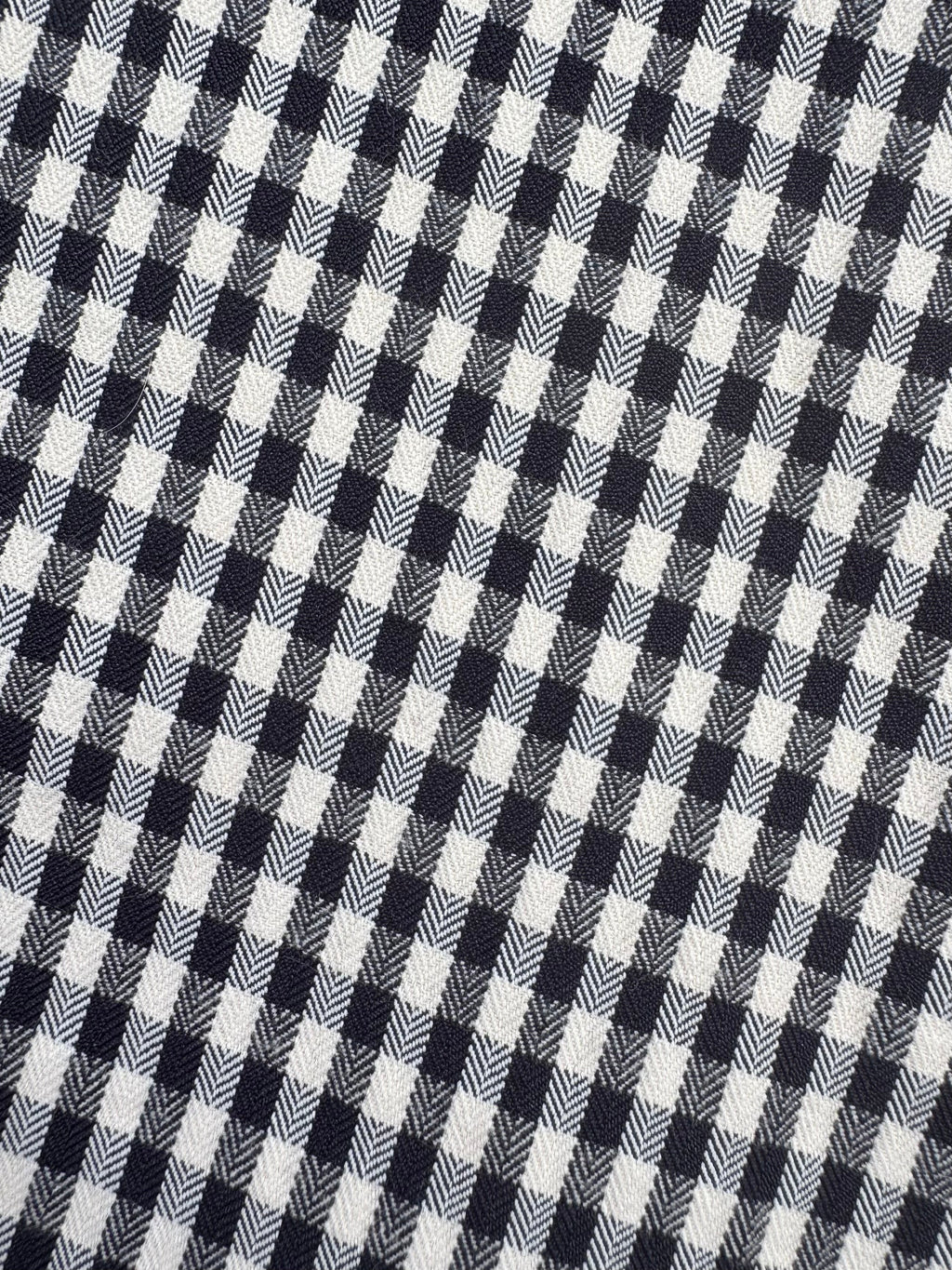 MASON'S DAUGHTER | the Cropped Boyfriend Shirt, Black & Ivory Gingham