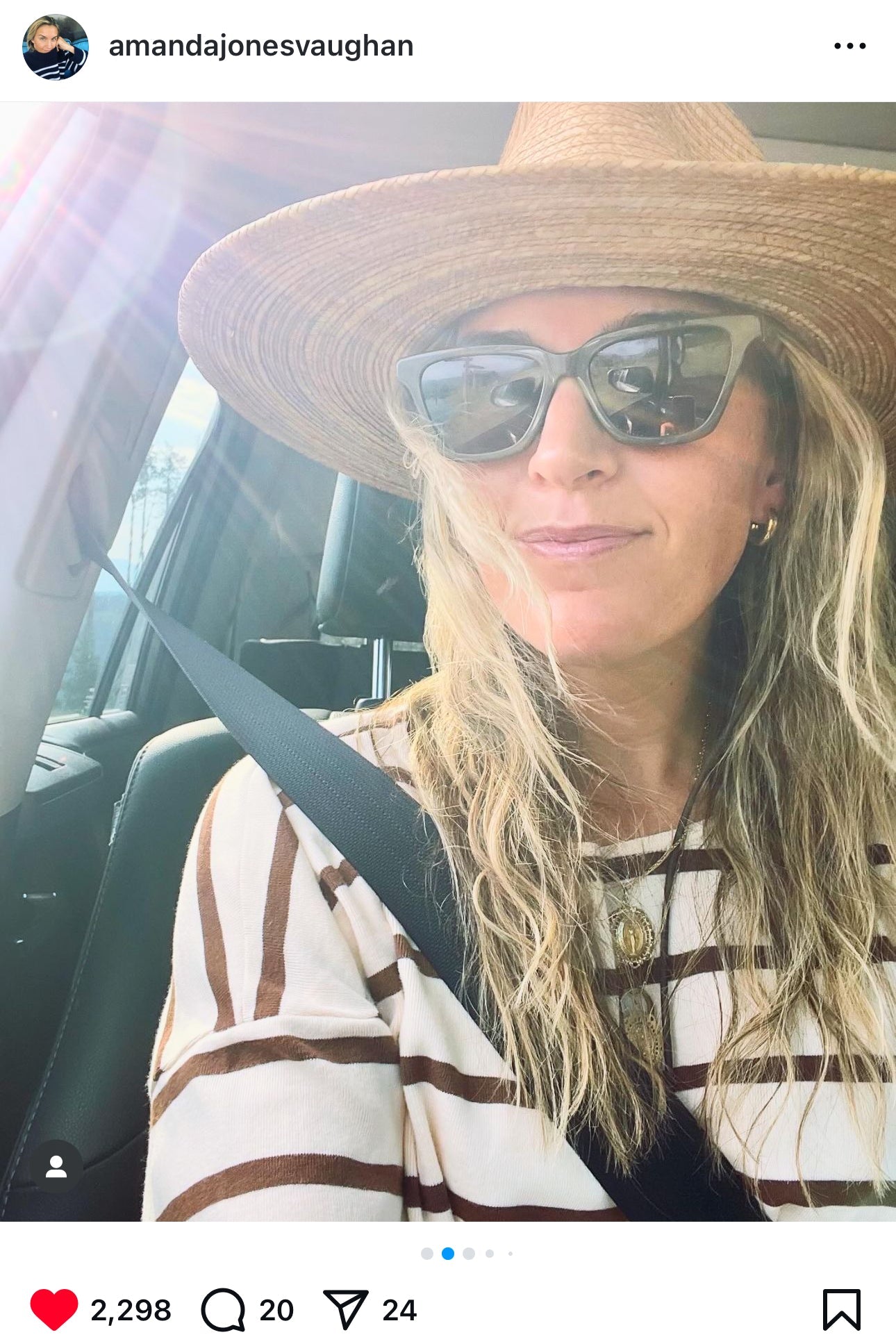 Zinnia Sun Hat - Long & Thin French Blue Grosgrain Ribbon