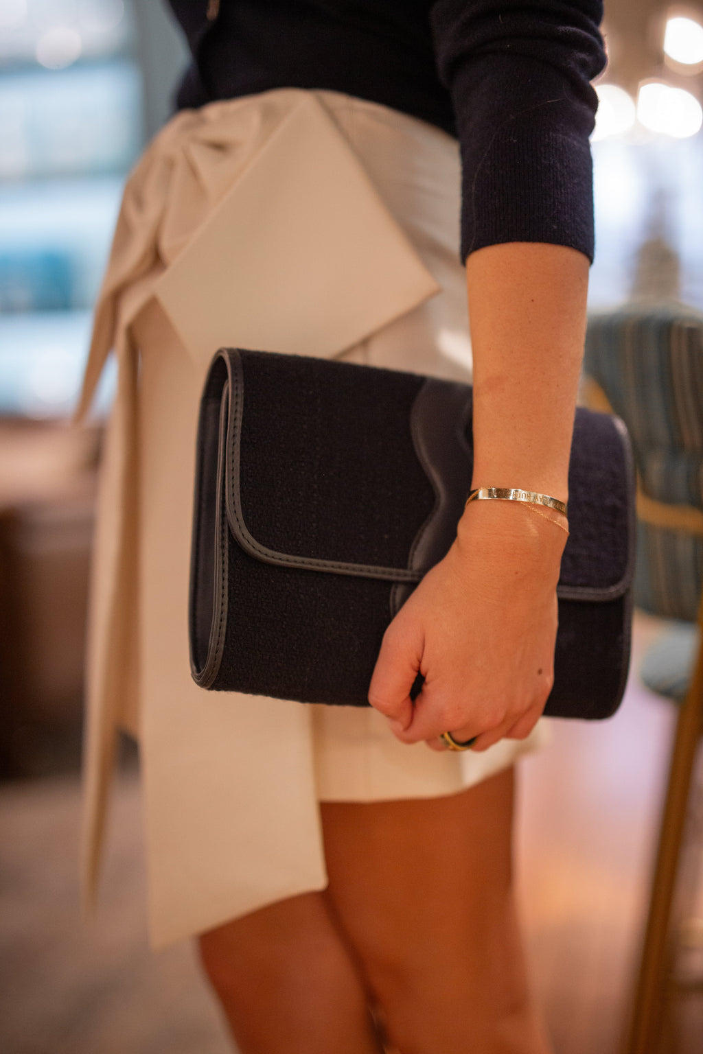 Allie Clutch - Tweed