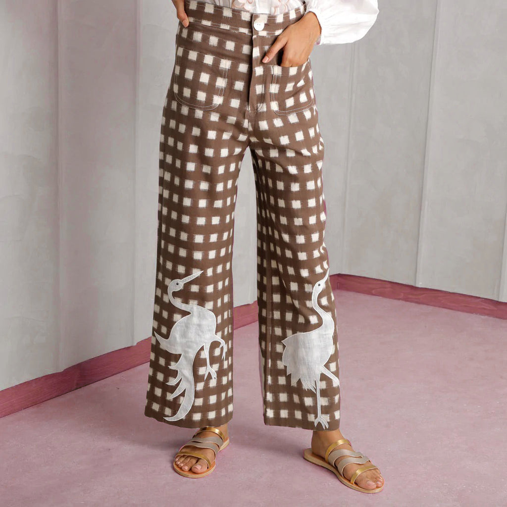 Embroidery Picnic Trousers