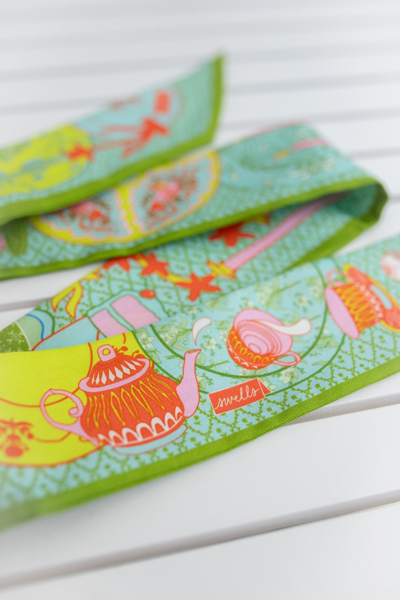 Tea Party Silk Ribbon