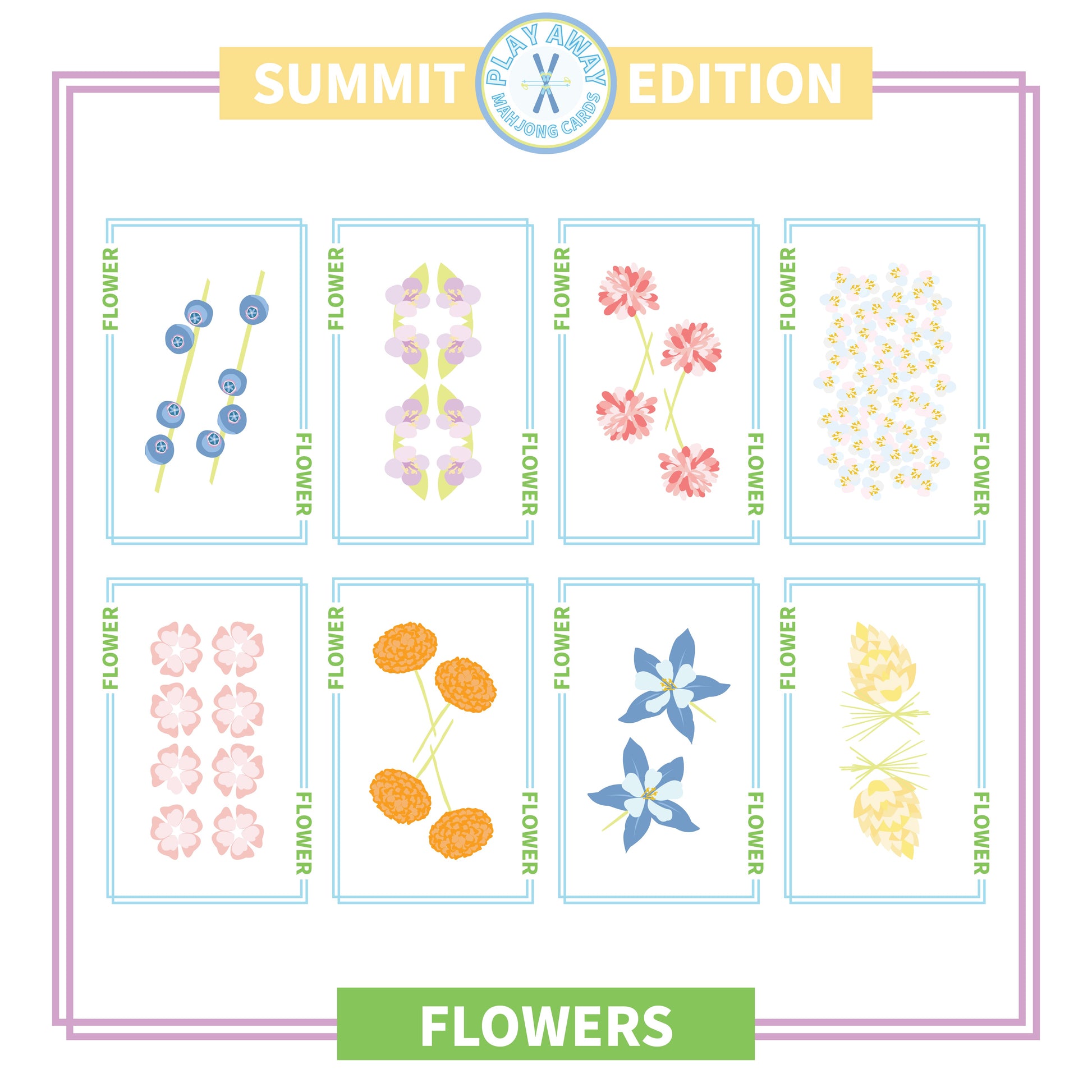 Play Away Mahjong Cards: Summit Edition