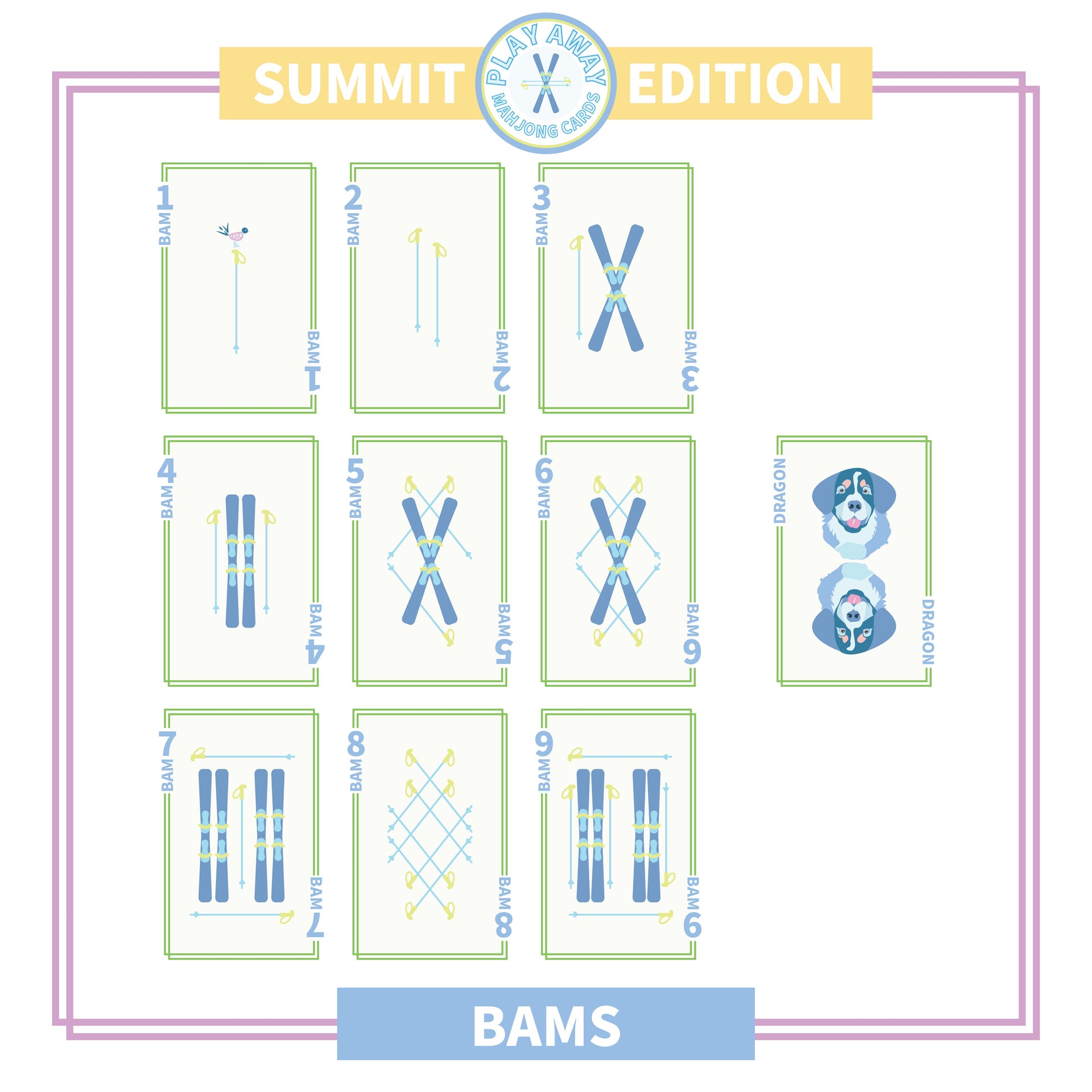 Play Away Mahjong Cards: Summit Edition