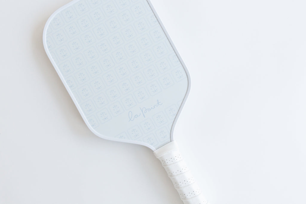 la point Pickleball Paddle - Pale Blue Blockprint