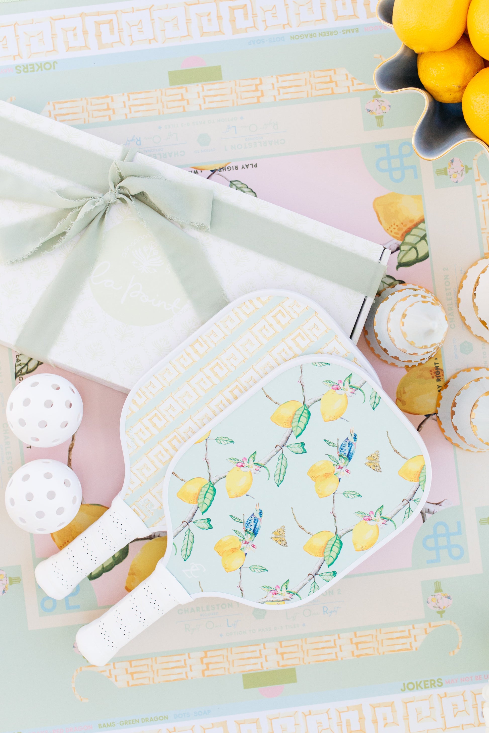 la point x Coco Zentner Citrus Songbird Pickleball Paddle