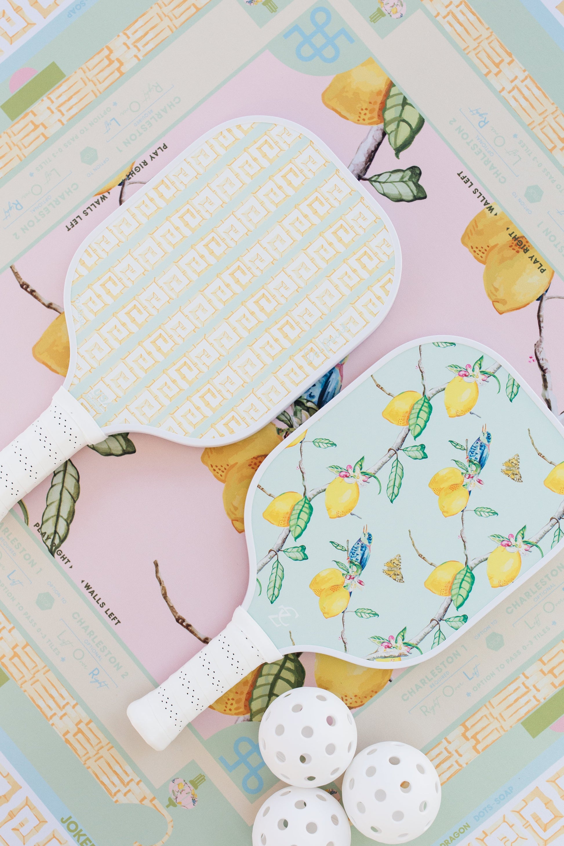 la point x Coco Zentner Citrus Songbird Pickleball Paddle