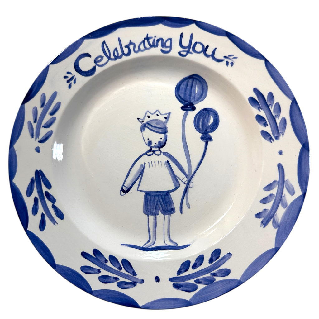 Celebrating You Plate - girl