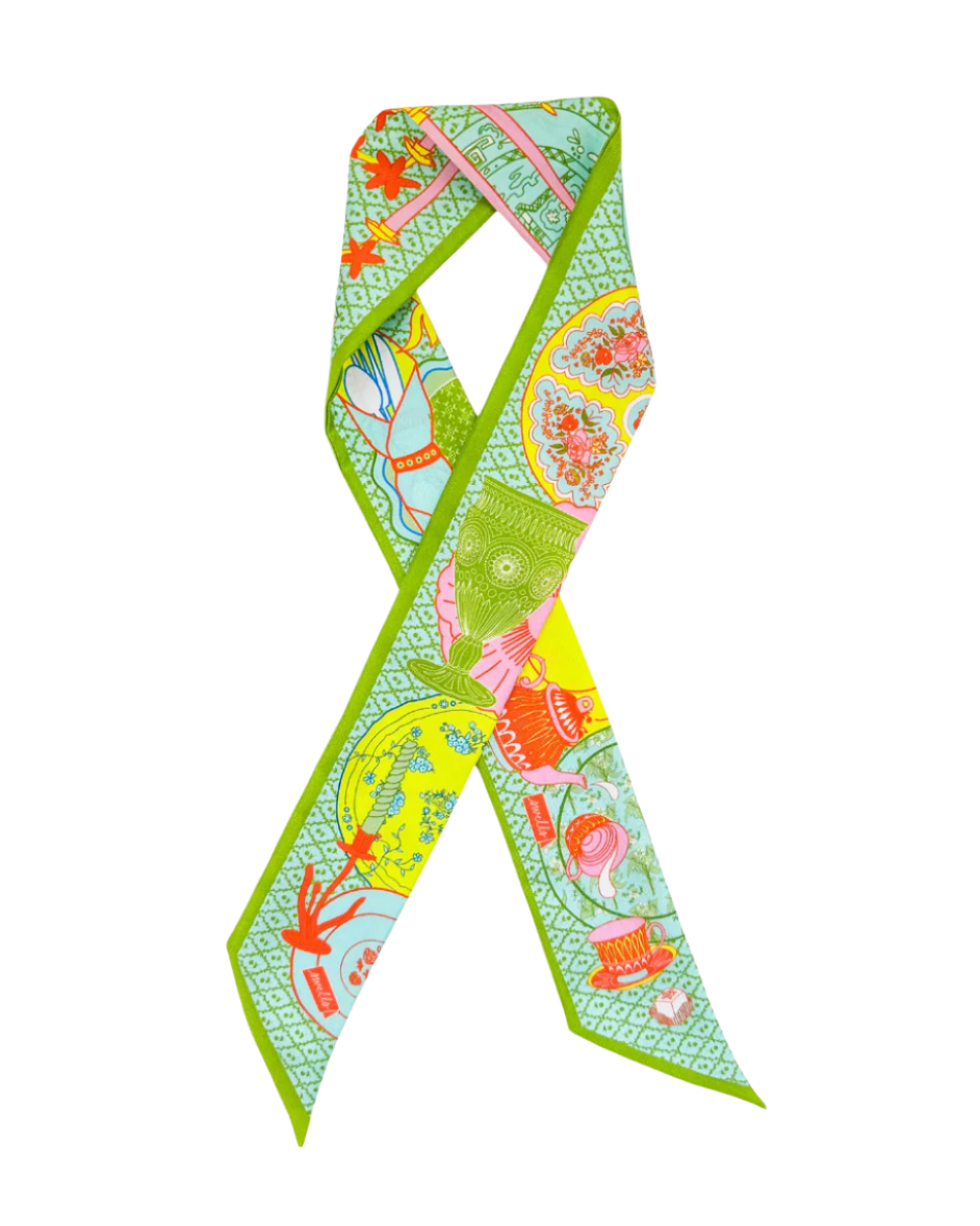 Tea Party Silk Ribbon