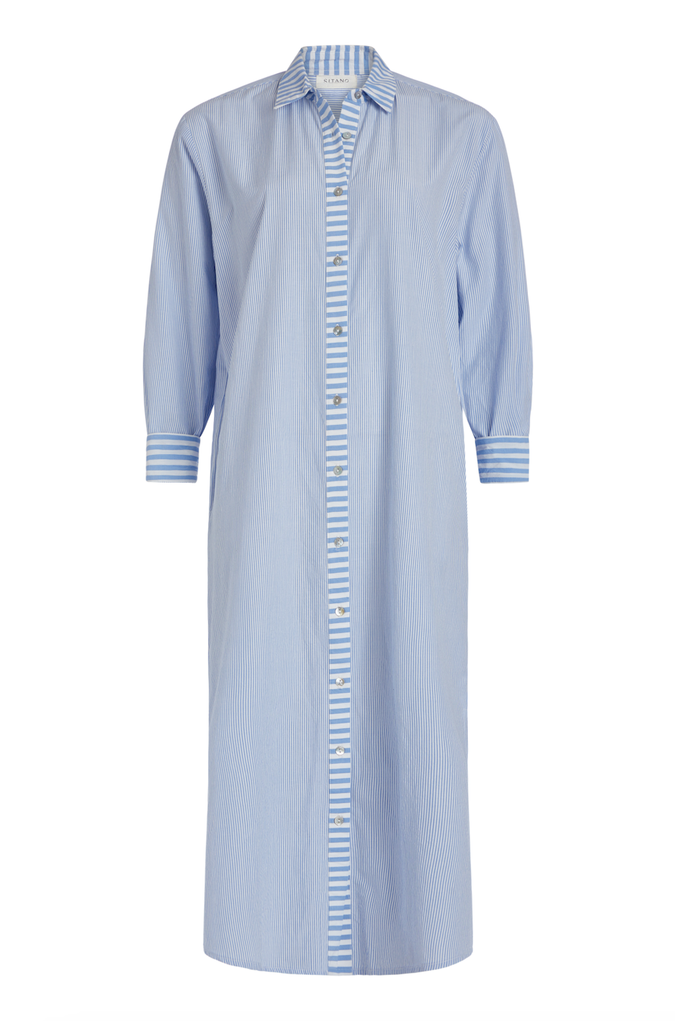 Riga Dress - Blue Stripes