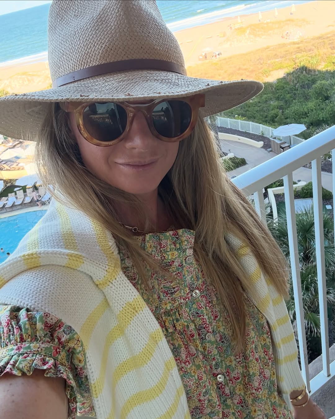 Cabana Yellow Stripe Sweater