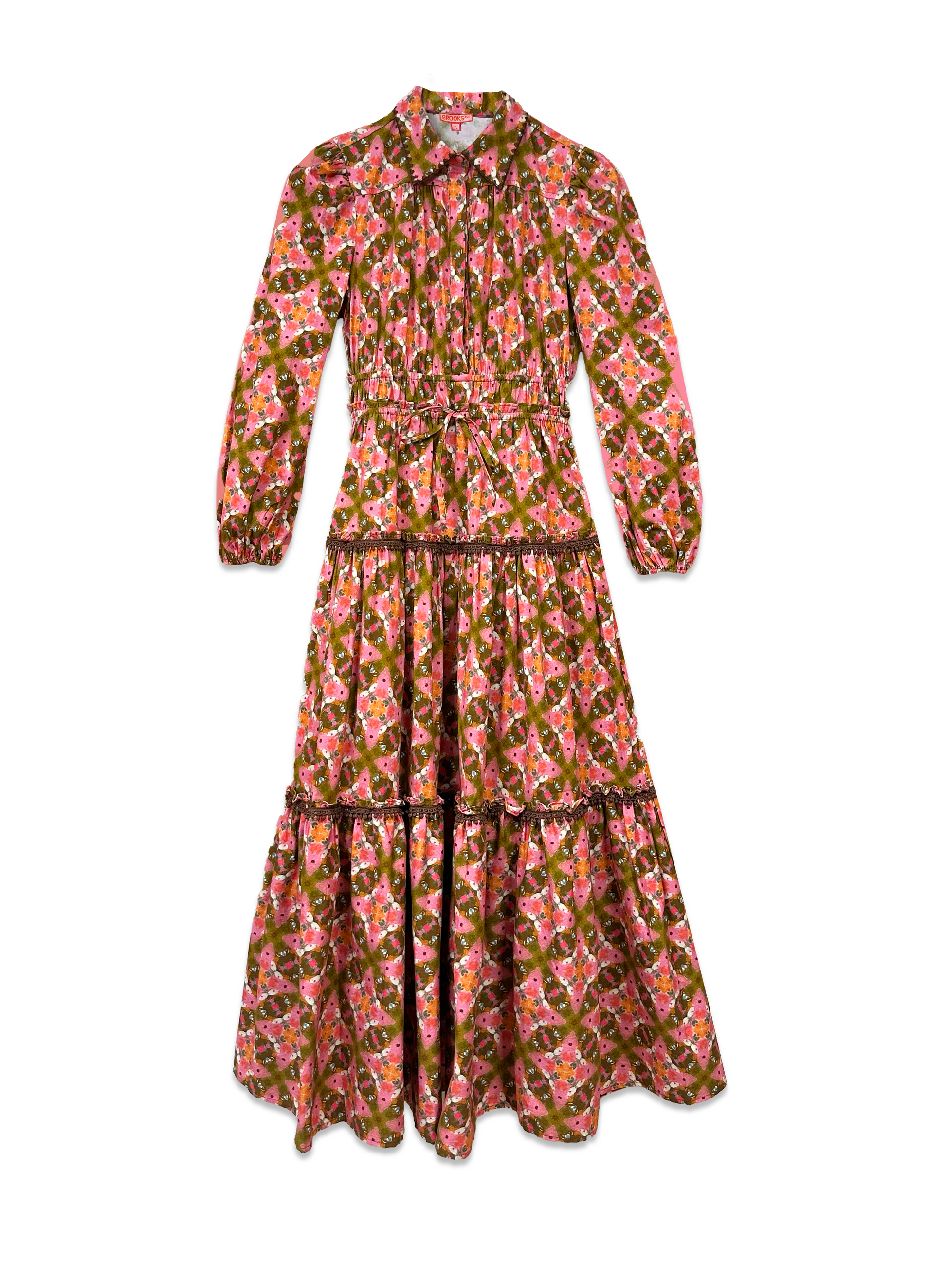 Banyan Long Sleeve Dress - Farmhouse Pink