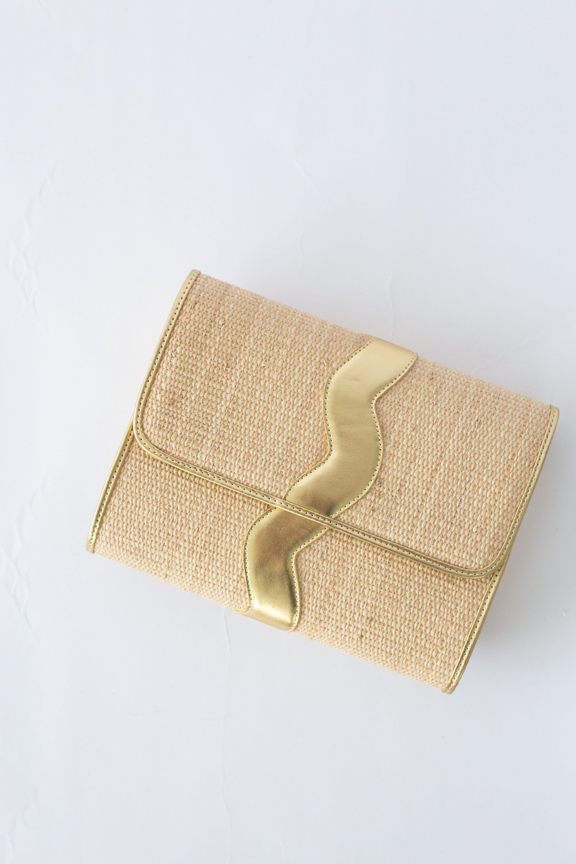 Allie Clutch - Rattan