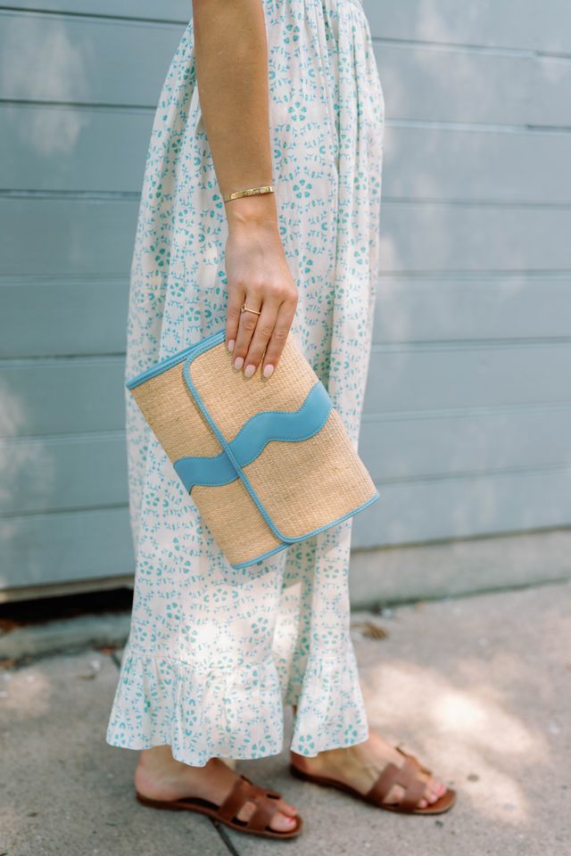 Allie Clutch - Rattan