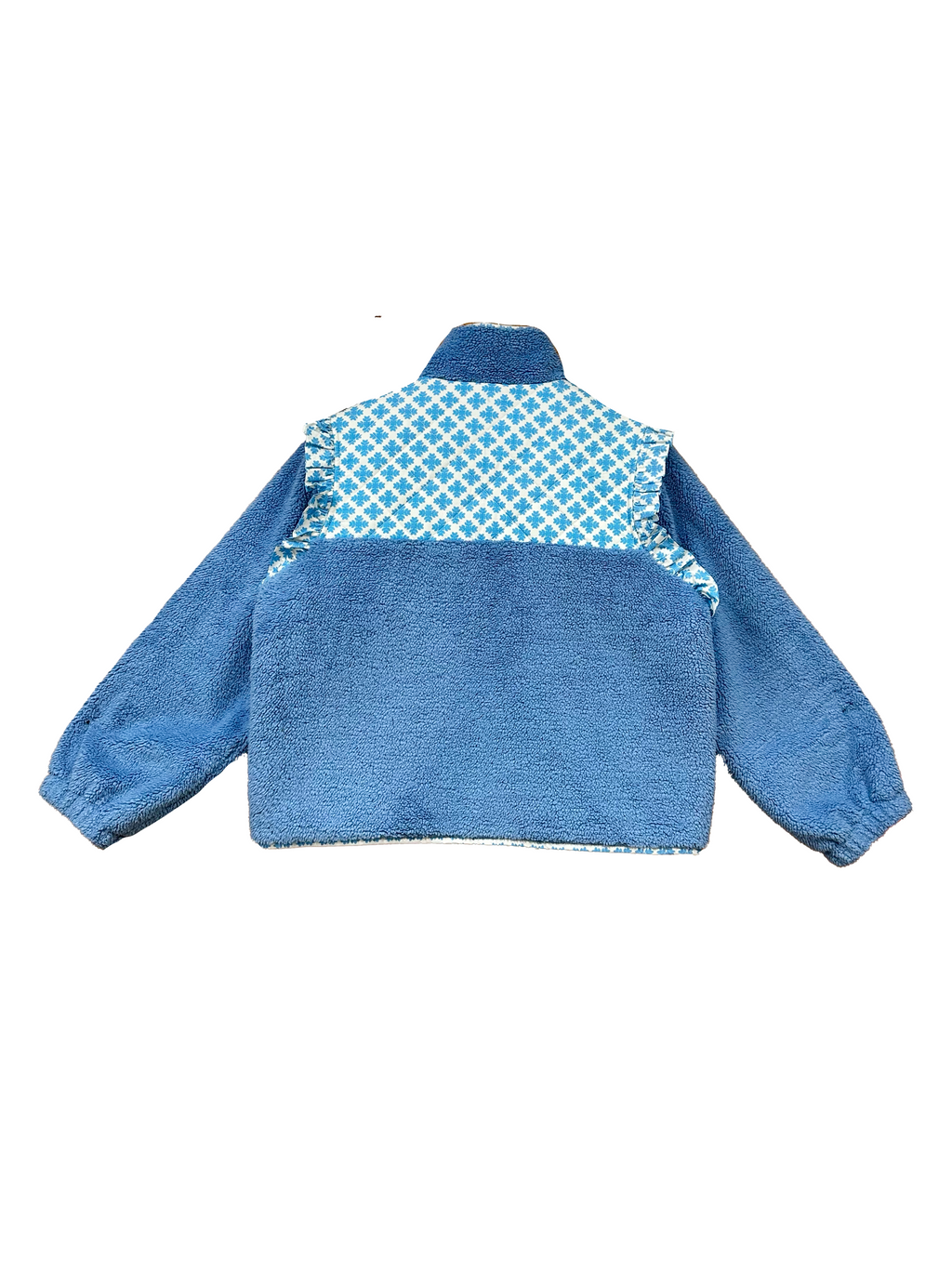 Isabella Sherpa Jacket - Blue Clover