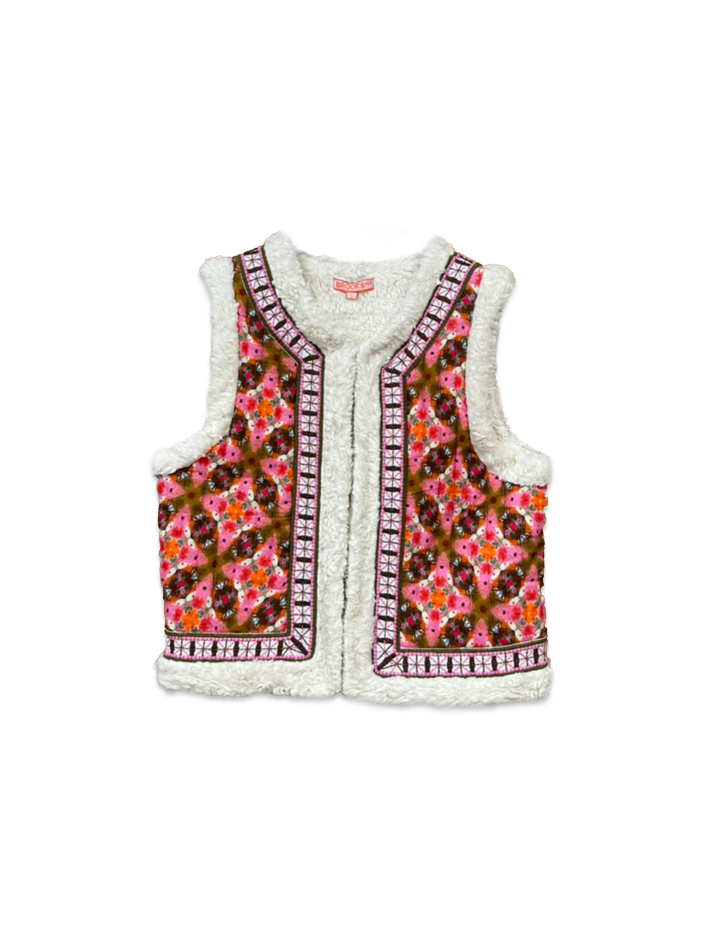 Willow Sherpa Vest - Farmhouse Pink