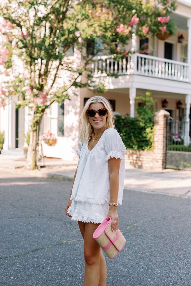 Allie Clutch - Rattan